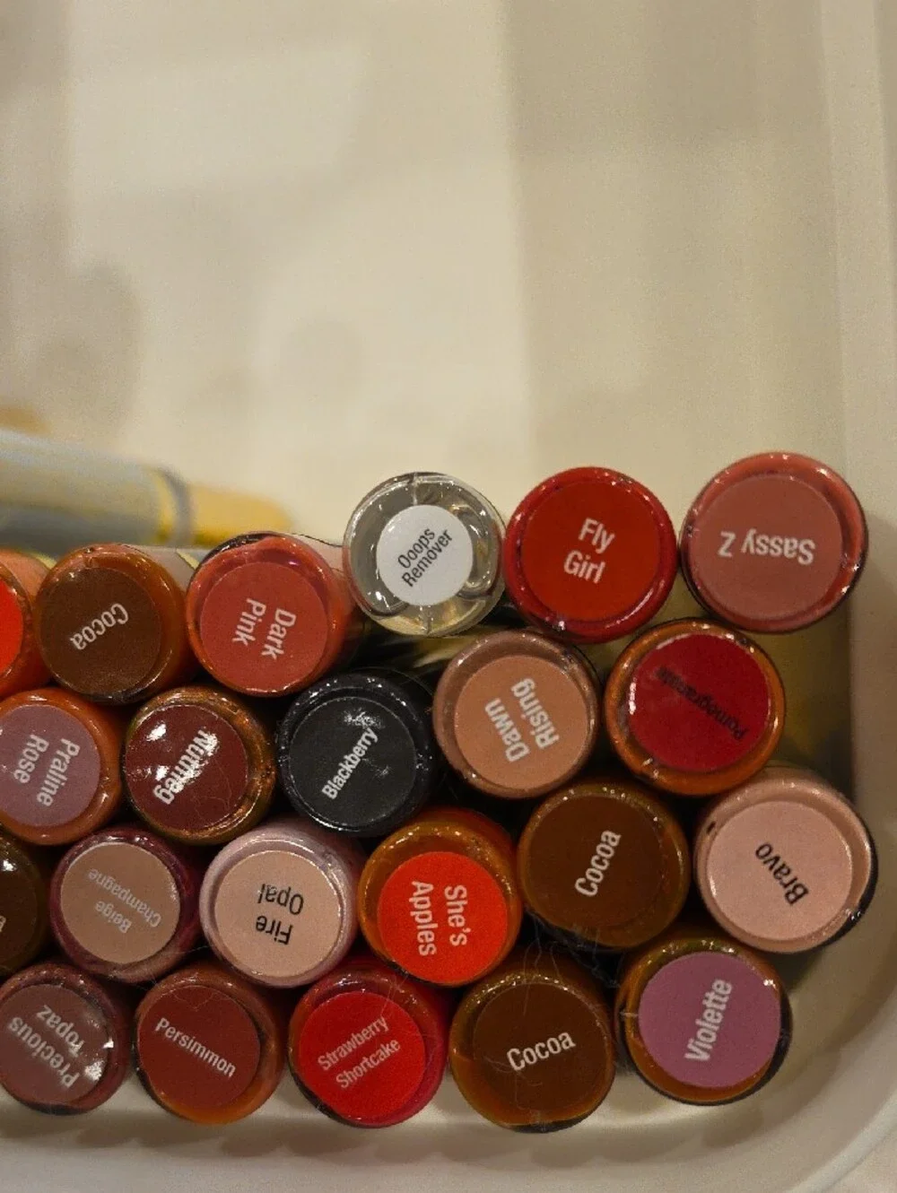 34 LipSense Lipstick Bundle - Reds, Pinks, Browns, Coral, Black, Plus 4 Removers